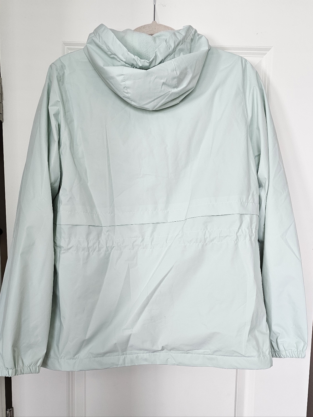 New Balance Fleece Lined Hooded Jacket Mint Green Women’s Medium Running Athleti - Picture 2 of 8